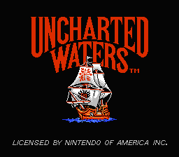 Uncharted Waters title screenshot